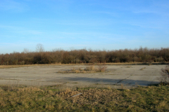 Abstellfläche im Ostteil des ehemaligen Flugfeld Aspern. Aufgenommen am 15.01.2007. Foto: Ing. Erwin Rössler