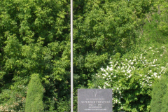 Der Gedenkstein zur Erinnerung an das Asperner Flugfeld, als ein Zentrum der österreichischen Fliegerei. Aufgenommen am 17.06.2006. Foto: Ing. Erwin Rössler