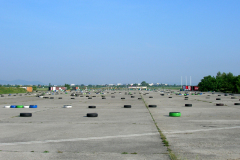 Die Landebahn 13-31 auf dem ehemaligen Flugfeld Aspern Blickrichtung Westen. Aufgenommen am 26.05.2007. Foto: Ing. Erwin Rössler