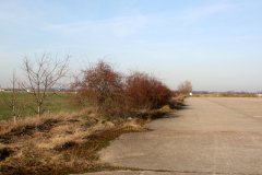 Die Landebahn 18-36 auf dem ehemaligen Flugfeld Aspern Blickrichtung Norden. Aufgenommen am 24.01.2008. Foto: Ing. Erwin Rössler