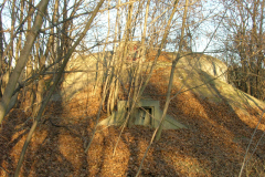 Der Wasserbunker neben den Resten der ehemaligen Fliegerkaserne. Der viereckige türähnliche Vorbau war die Entnahmestelle. Aufgenommen am 10.01.2007. Foto: Ing. Erwin Rössler